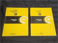 Operator's Manuals for J.D. A18 High Pressure