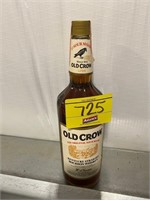 TAX TAG SEALED BOTTLE OF OLD CROW WHISKEY