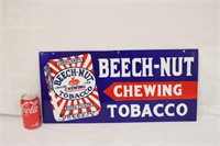 Porcelain & Enamel Repro Beech-Nut Tobacco Sign