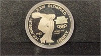 1983-S Silver Proof LA Olympic Commemorative