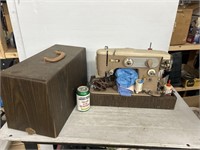 Riccar sewing machine with thread