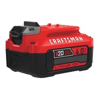 Craftsman V20 20-volt 4 Ah; Lithium Ion (li-ion)