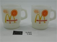 FIREKING MCDONALDS GOOD MORNING CANADA MUGS