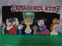 Hand Painted Canvas Garbage Pail Kids