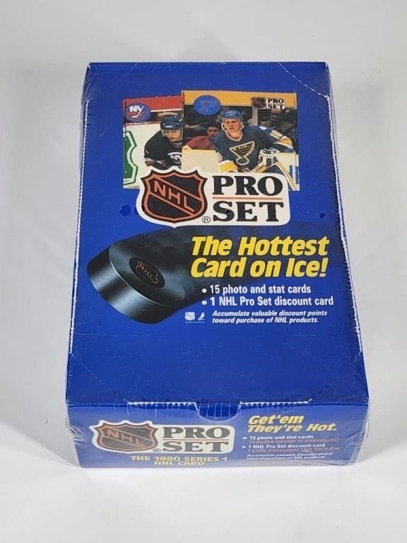 1990 NHL PRO SET WAX BOX SEALED