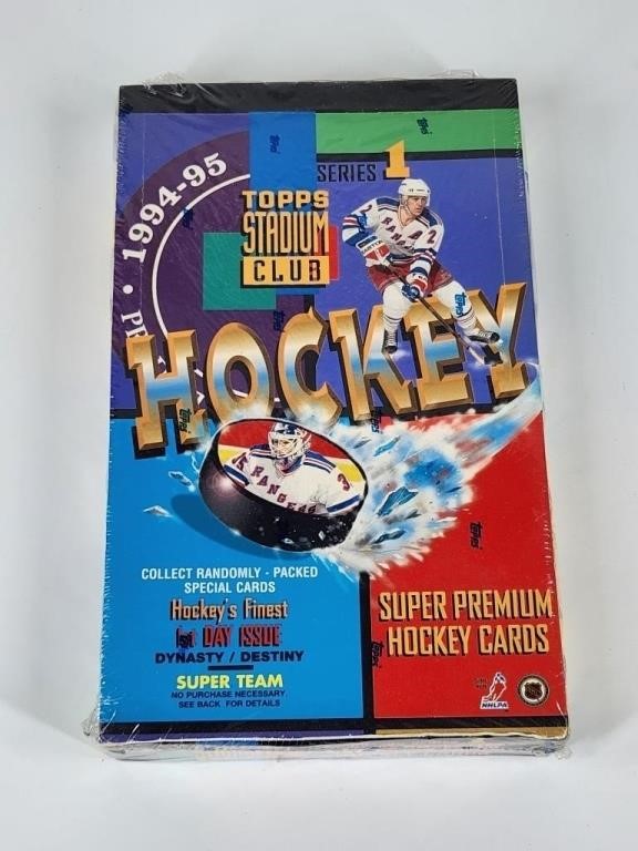 1994-95 TOPPS STADIUM CLUB HOCKEY SERIES 1 SEALED