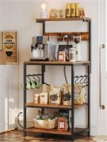 SUPERJARE BAKERS RACK WITH OUTLETS