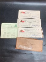 Coca-Cola 1948 March statements and returned check