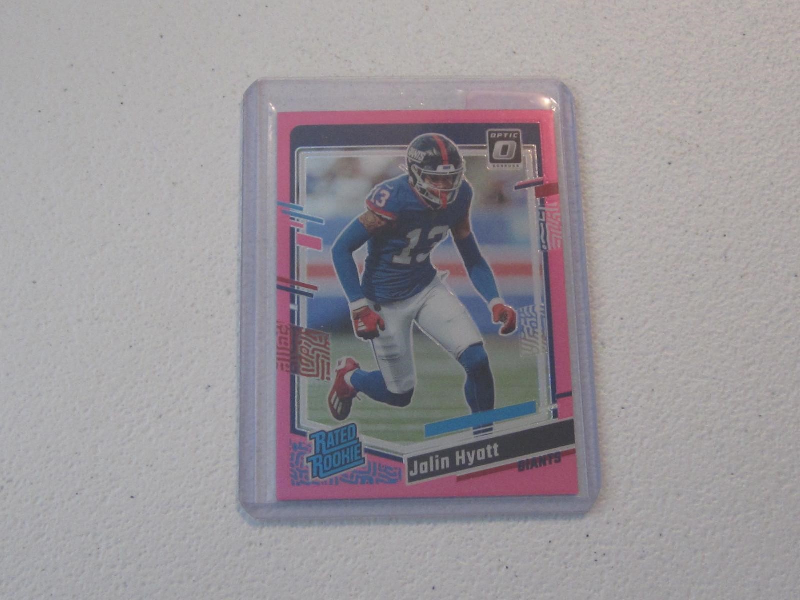 2023 DONRUSS OPTIC JALIN HYATT RC PINK