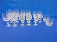 Crystal Stemware & Glasses Matching Pattern,