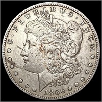 1886-O Morgan Silver Dollar NEARLY UNCIRCULATED