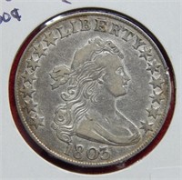 1803 Bust Silver Half Dollar - LG 3