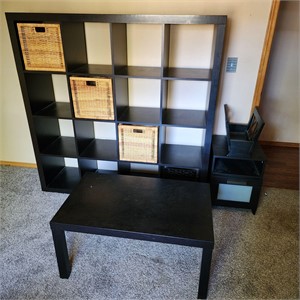 Large IKEA Shelving Cubbies Coffee Table +
