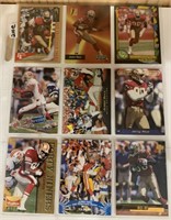 9-Jerry Rice  football  cards