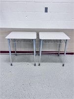 2 Adjustable Height School Desks A