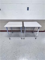 2 Adjustable Height School Desks B