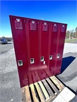 5 Lyon Metal School Lockers