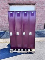 4 Lyon Metal School Lockers