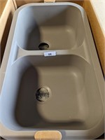 Karran Concrete Color Quartz Sink - 32-3/8"