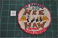 USS Ranger's XO's Hee Haw Military Patch 1960s