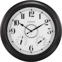 Illuminated Outdoor Clock Waterproof 18 inch