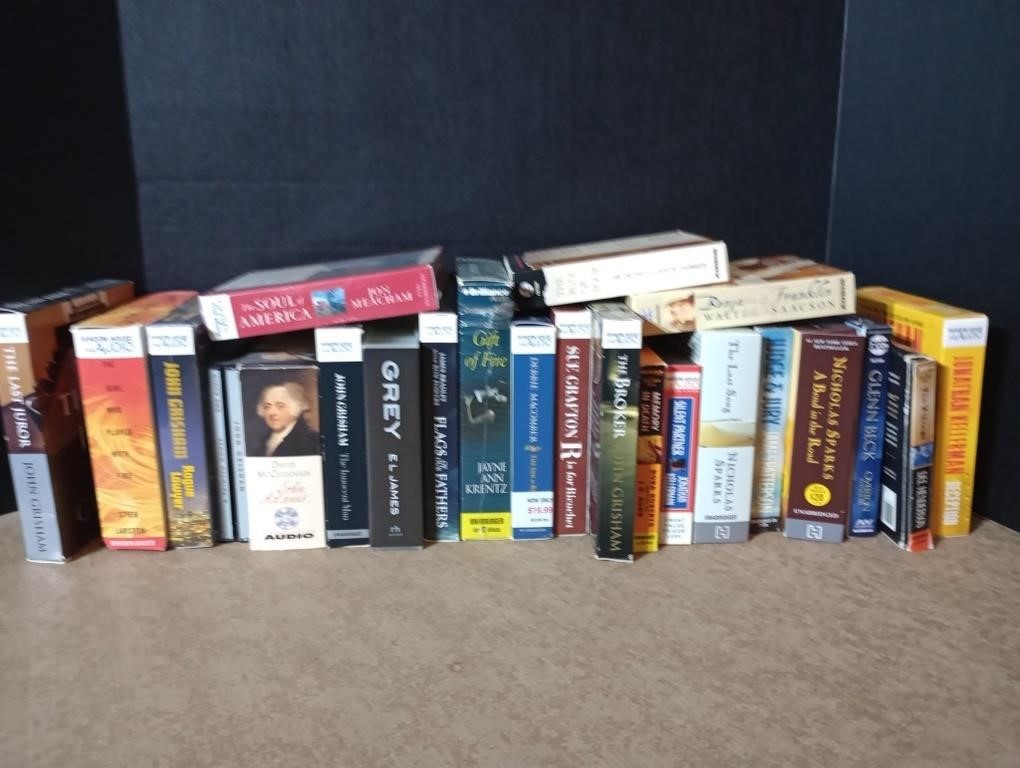 Large lot of books on CD and more