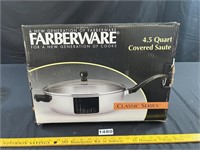 Farberware 4.5 Qt Covered Saute Pan