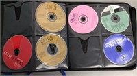 63 CD Lot With Carrying Case