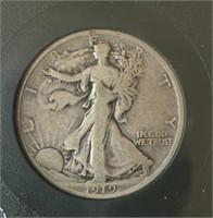 1919 Walking Liberty Circulated Half Dollar