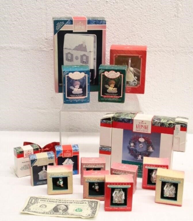 HALLMARK ORNAMENTS IN BOXES 1980s