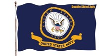 US Navy Emblem Flag 3X5