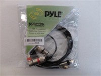Pyle PPRCX05 Dual 5 XLR Female To RCA Male Cable