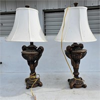 (2) Table Lamps with Shades