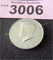 Proof 2003 Kennedy half dollar