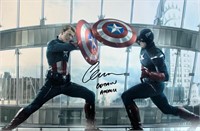 Autograph COA Captain America 11x17 Poster