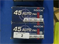 2X-50ct Boxes of Fiocchi .45 Auto 230gr FMJ