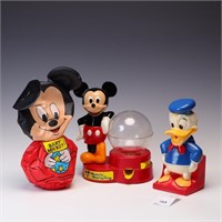 Three pieces of Walt Disney Toys