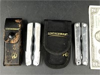 2 Leatherman Multi-Tools w Sheaths