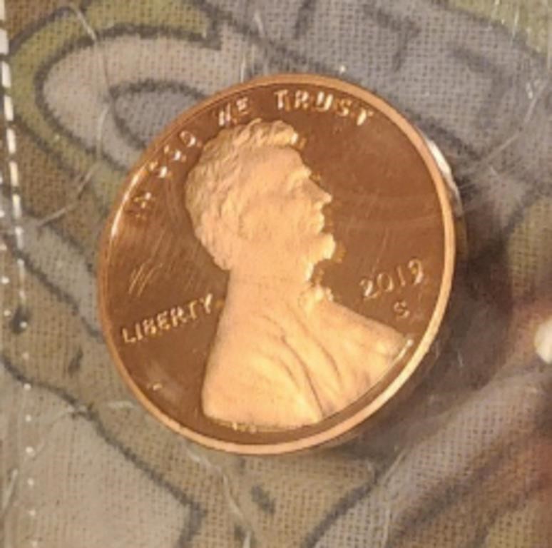 2019 PENNY UNC