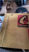 Farmhand Equipment Manuals in Binder