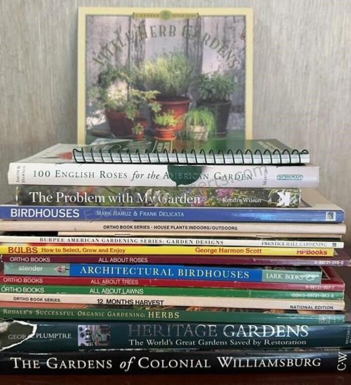 Garden Books, Flowers, Herbs, Roses