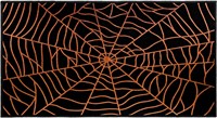 Neer Halloween Spider Web Doormat 17 x 29 Inches