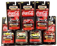(7) Matchbox Collectibles Coca-Cola Die-Cast