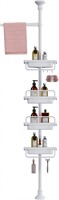 MOFAOTU Shower Caddy Corner  4-Layer  White