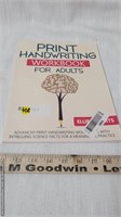 B17. Print Handwriting Book For Adults