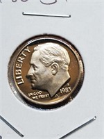 1983-S Proof Roosevelt Dime