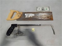 2ct Saws-Miter & Hacksaw(no blade)