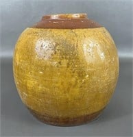 Large Pottery Glazed Vase