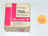 1 BOX 32 AUTOMATIC BROWNING 7,65 MM