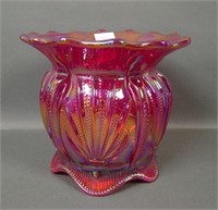 Fenton Red Cactus Spittoon